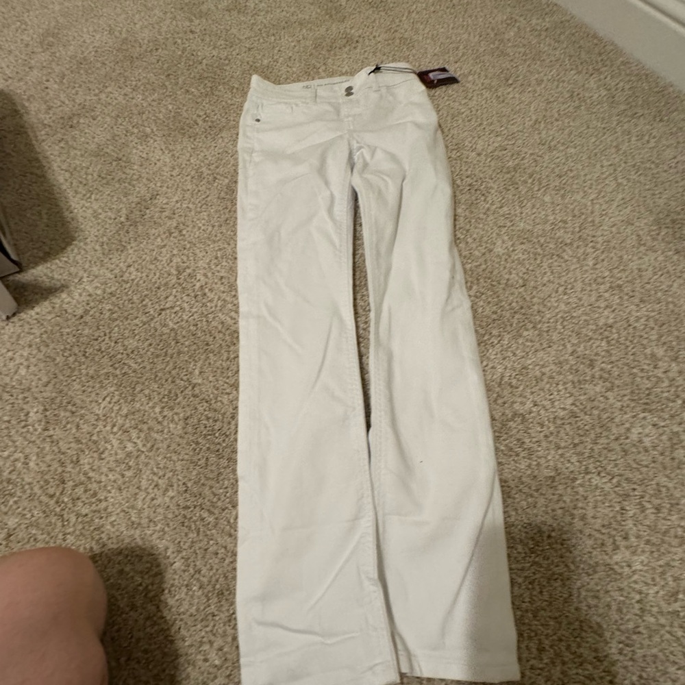 Time and Tru Classic White Trousers